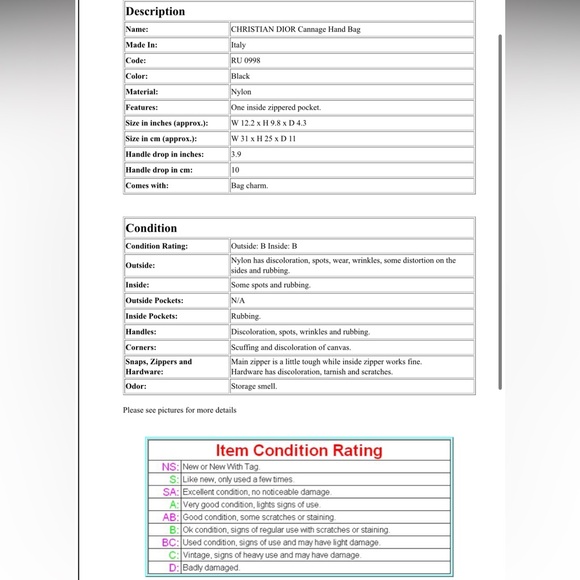 Dior Black Tote with Gold Accents - Picture 15 of 15